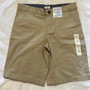NWT Boys Cat & Jack Flat Front Chino Shorts Sz 14